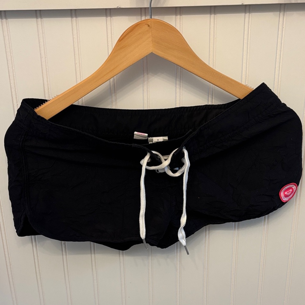 Roxy Women's Black Drawstring Board shorts